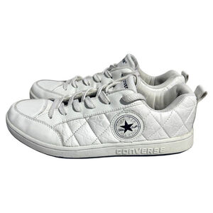 Converse‎ Chuck Taylor All Star II Quilted Leather White Mens Sz 7.5 Women's 9